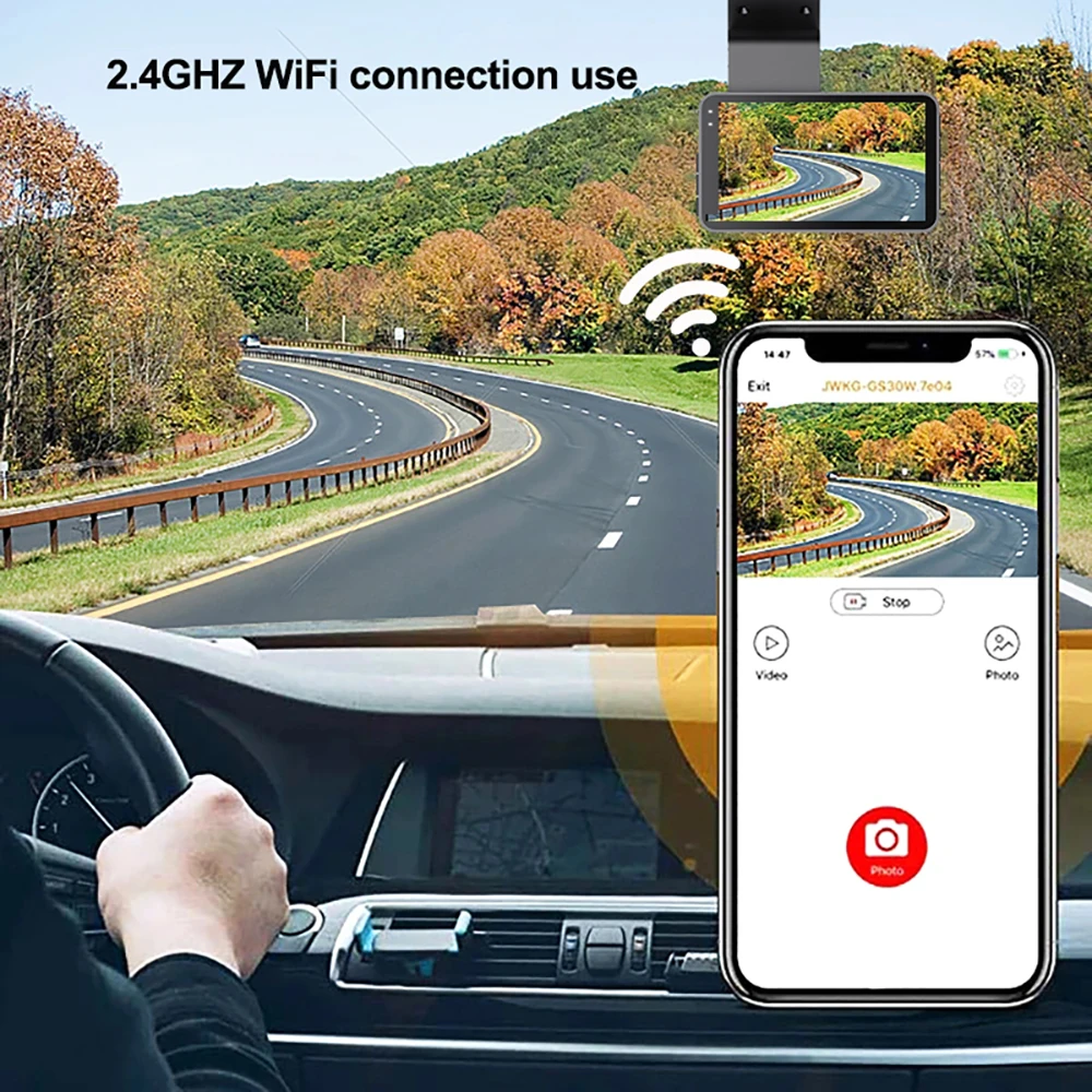  DVR   ķ ī޶, 1440P HD ̺   , ߰ ð, ڵ  ڽ, GPS ڵ ׼, 2k