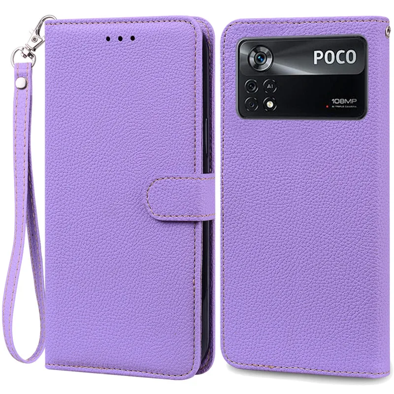 Elegant Leather Flip Wallet Cover - Premium Protection and Style