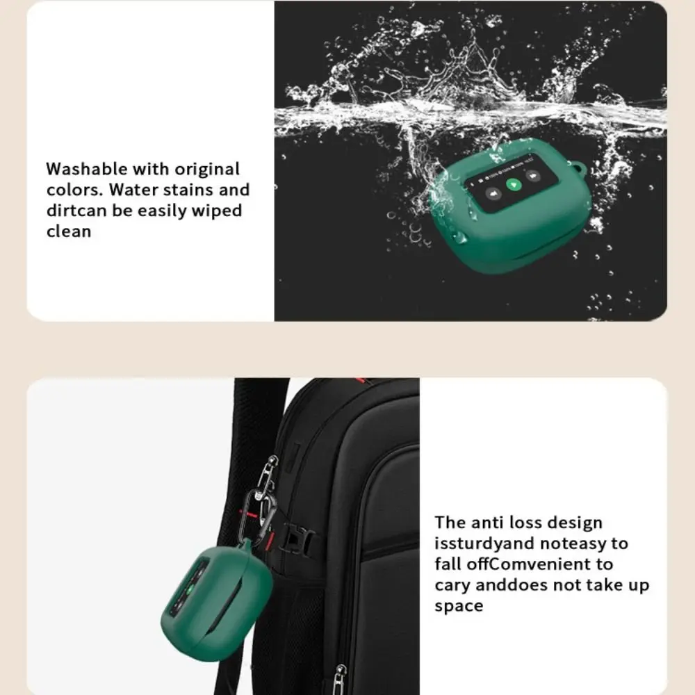 Anti-Fall Earphone Case Dustproof Shockproof Wireless Earbuds Accessories Mini Washable for JBL LIVE BEAM 3
