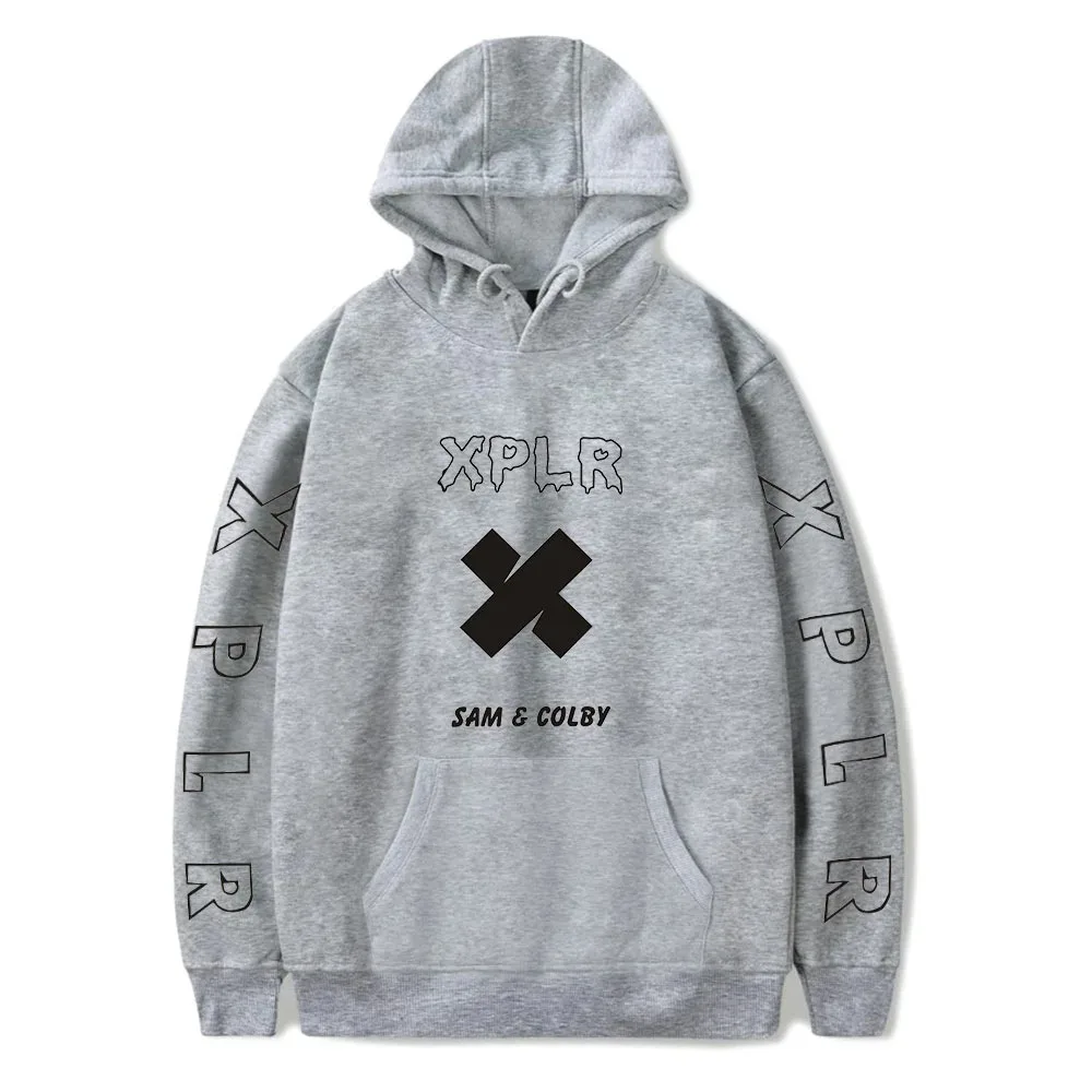 Sam and Colby Cartoon Hoodies for Men and Women, Soft Cotton Pullovers, Streetwear, Hip Hop Clothes, Autumn Fashion,