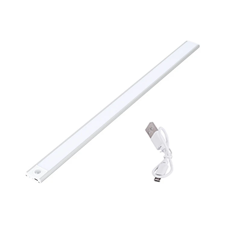 

LED Night Light 30Cm Motion Sensor Wireless USB Cabinet Night Light Wardrobe Lamp For Kitchen Cabinet Bedroom Wardrobe Durable