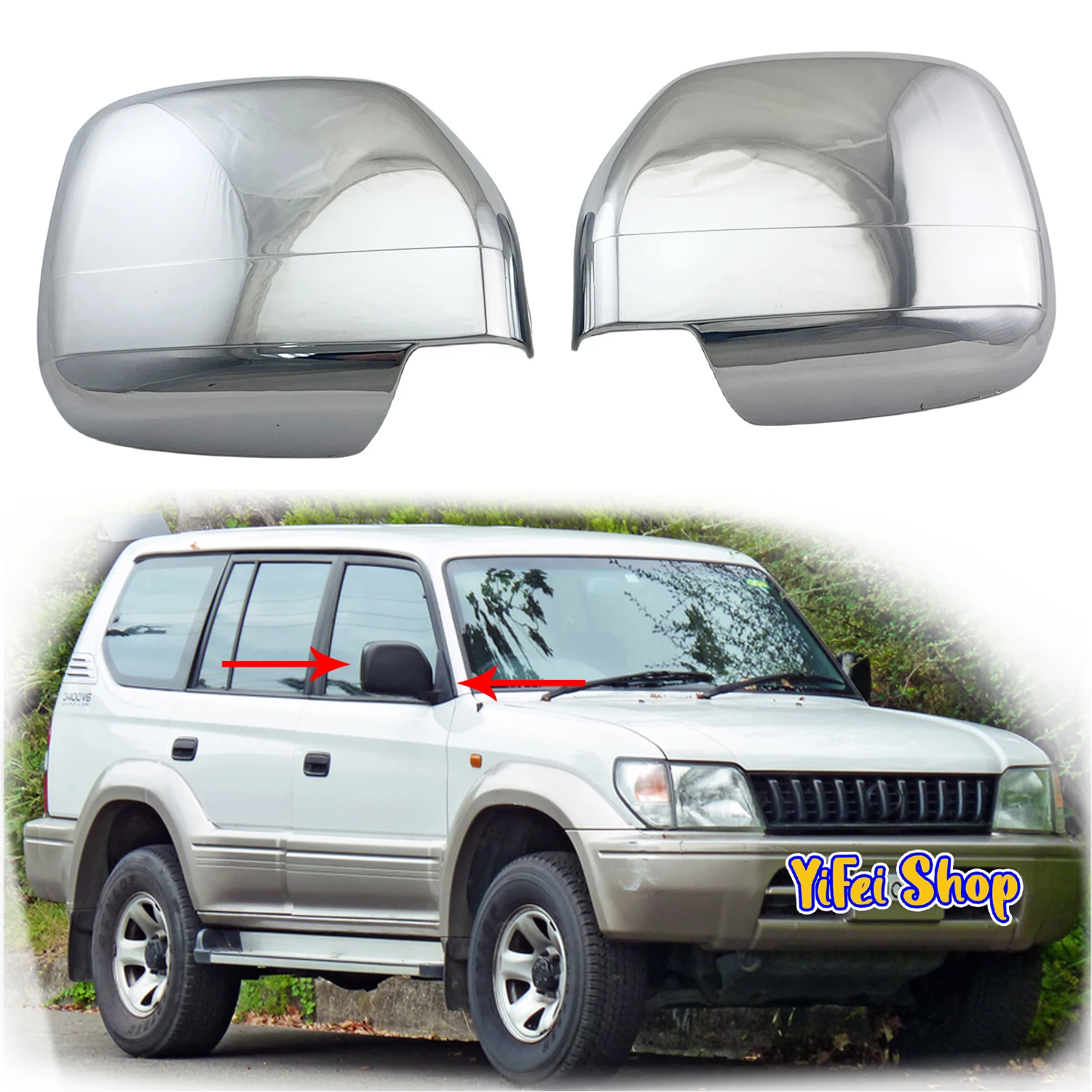 Toyota Land Cruiser Prado 120 2002-2009 Chrom