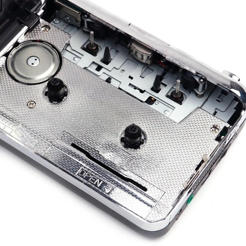 USB Cassette Radio Player Portable USB Cassette Tape to MP3 Converter Music Player Recorder