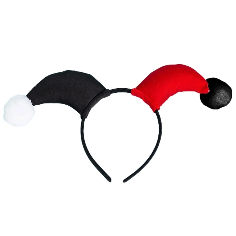 652F Corno Da Clown Fascia Per Capelli Circo Puntelli Per Feste Copricapo Cosplay Puntelli Per Capelli Halloween