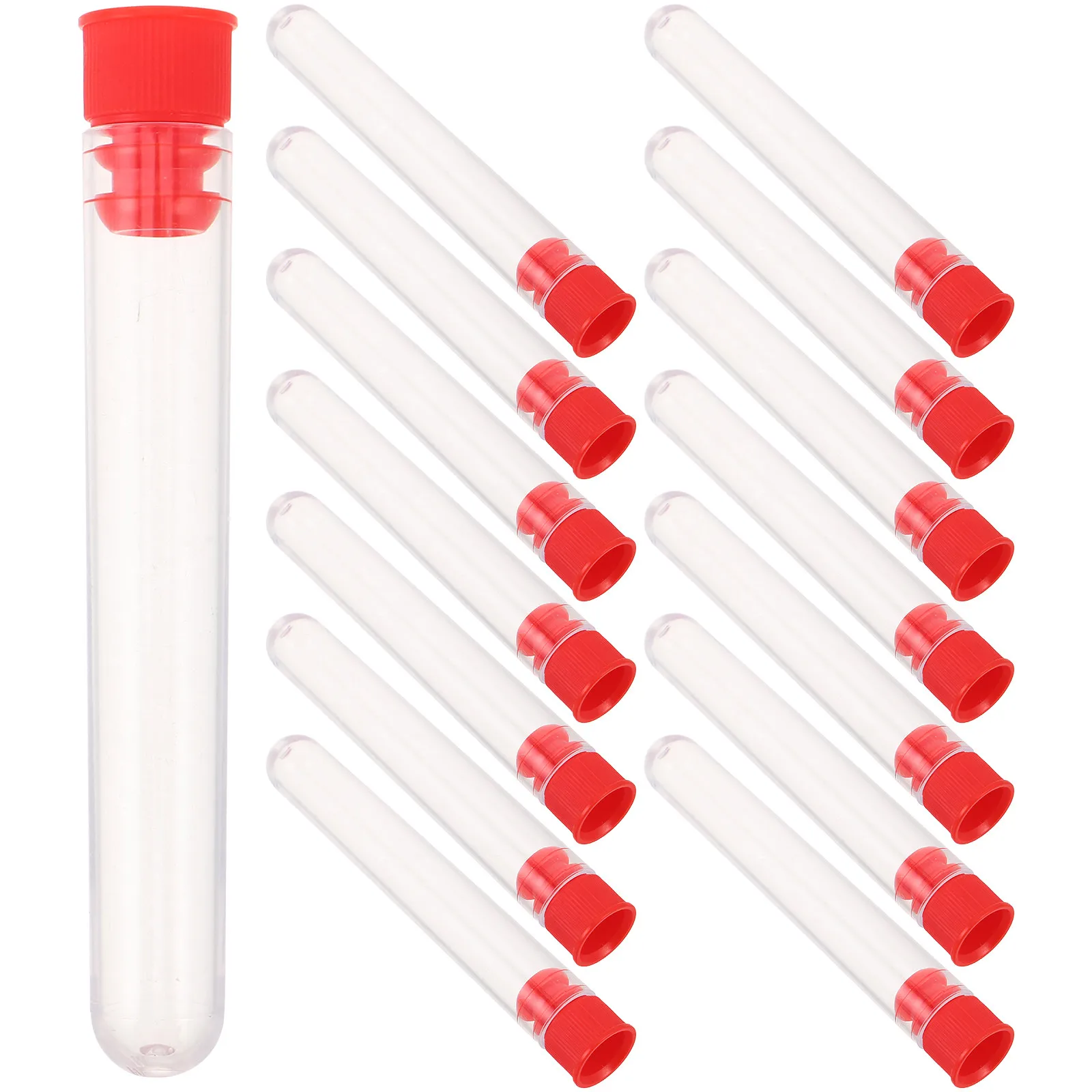 30Pcs 손바느질 바늘을 위한 투명 플라스틱 바늘 보관 튜브 효율적인 정리 방진 밀폐 캡