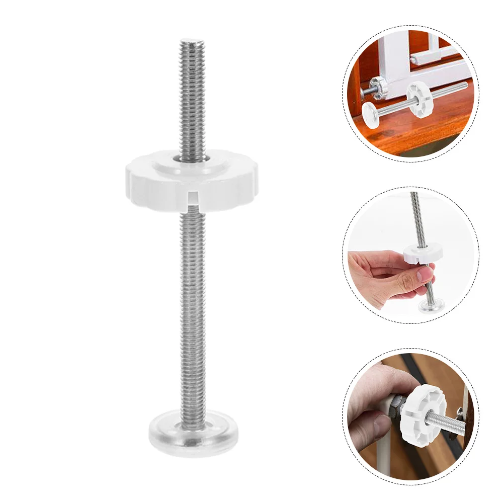 5 Pcs Rods Baby Gate Mounting Parts Threaded Extension Screws Doorway Safety Pressure Mount Pet Gate Hardware Wall