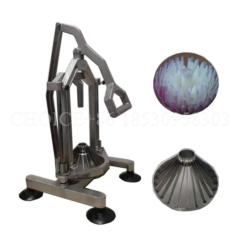 Easy Manual Flowering Onion Cutter Cut Onion Flower Machine Blooming Onion Maker Onion Flower Cutting Machine Onion Blossom Make 3