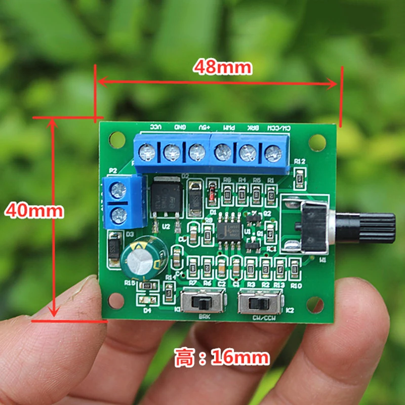DC 8V-24V Multifunction PWM BLDC Brushless Motor Start / Stop CW /CCW Speed Controller Module Board