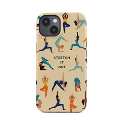 Magnetic Shockproof Acrylic Phone Case - Yoga Stretching Edition - iPhone 12 Mini (Magnetic)