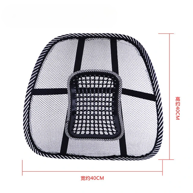 Coussin de dossier de chaise en maille, attelle lombaire Anti-fatigue, coussin élastique de Massage, Support quotidien, accessoires de travail au bureau 6