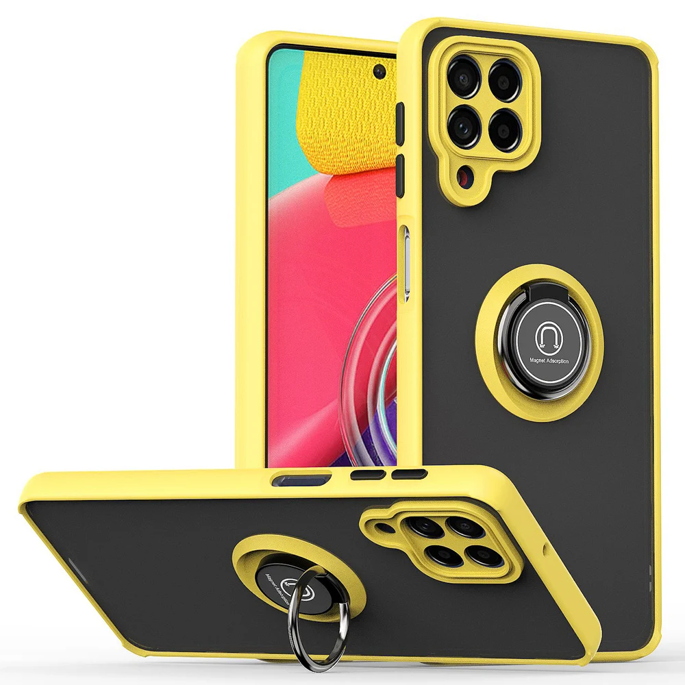 Custodia per telefono trasparente opaca moda KEYSION per Samsung M53 M33 5G M32 Cover posteriore antiurto trasparente per Galaxy A22_voghion.com