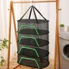 Folding Food Drying Net Anti-mosquito Dry Rack Hanging Basket Herb Drying Net for Flowers Buds Plants Vegetable Fruit Organizer 2