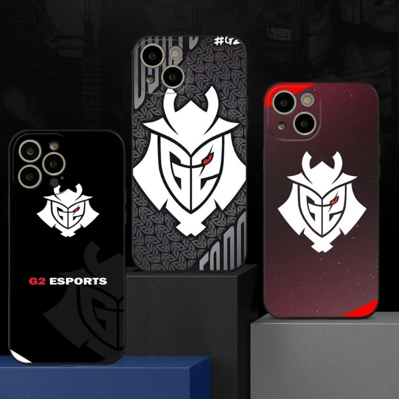 Custodia Per Telefono G2 Esports Per Iphone 14 13 11 12 Pro 8 7 Plus X 13 Pro Max Xr Xs Mini Cover Nere