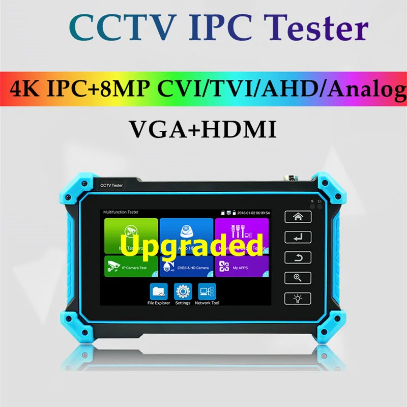 4K 8Mp Ipc Cctv Tester Monitor Cctv Per Fotocamera Ip Camera Tester Ingresso Hdmi Vga Tester Ipc Da 5.4 Pollici Tester Poe Tester Telecamera Cctv