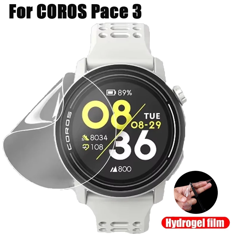 Durable Hydrogel Screen Protector for Smartwatches - Soft, Repairable Film Accessory