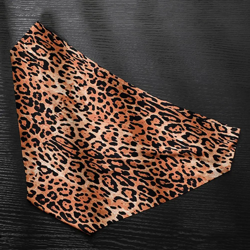 Ice Silk Men Underwear Stylish Men's 3d Convex Leopard Zebra Print Underwear Low-rise Ice Silk Briefs with Large for Comfort
