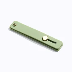 Adjustable Silicone Wrist Band Phone Holder with Push - Pull Grip & Desktop Stand - 1Pcs (Green)