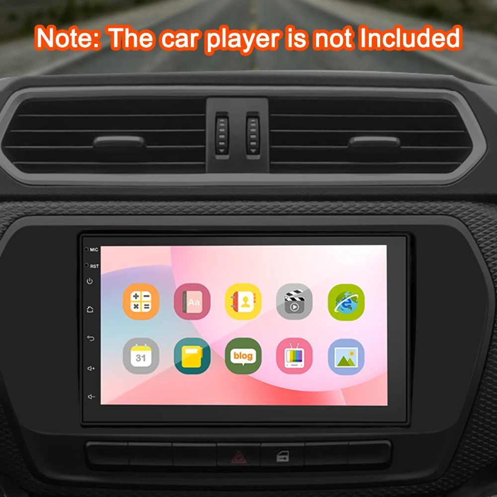Radio Installation Frame Universal For 2Din Car DVD Radio Player Auto Panel Audio Dash Mount Kit Box 2Din Fittings Kit