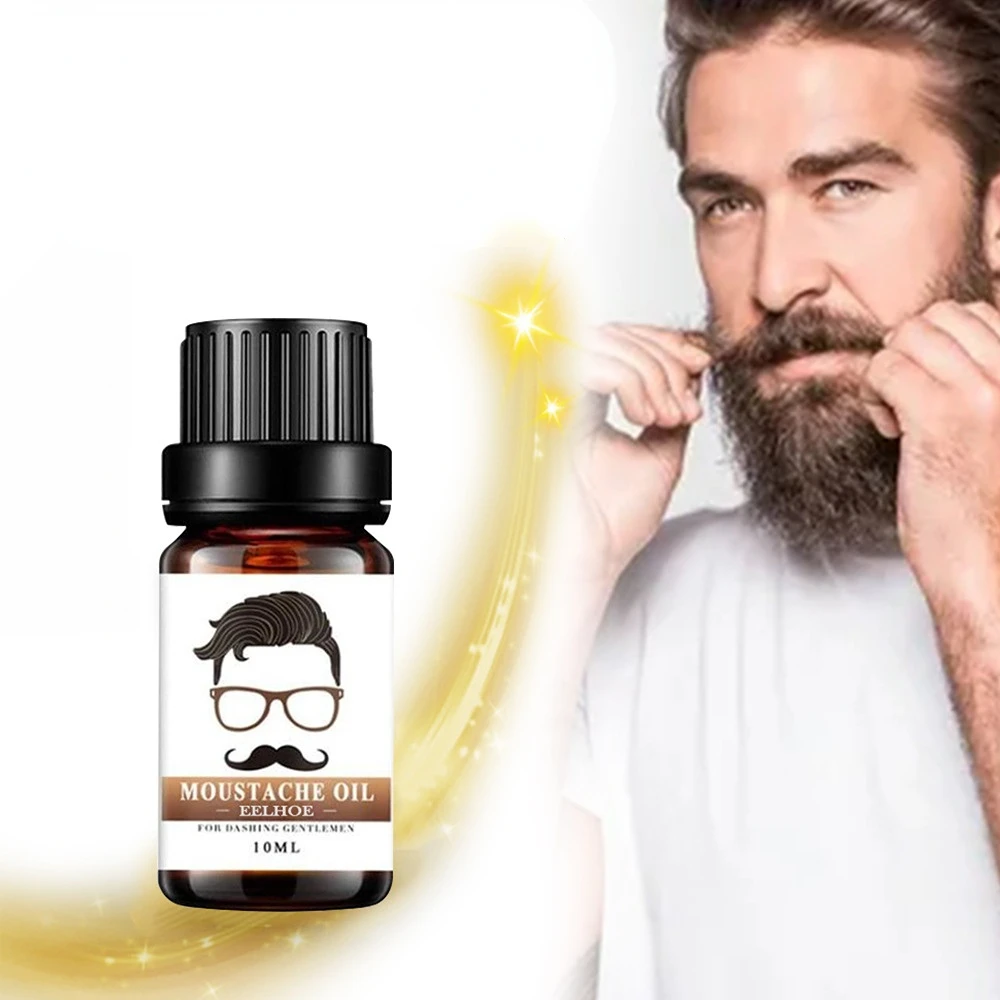 Balsamo all'olio per barba cera per baffi crescita della barba cura dello  Styling liscio idratante olio universale per la cura della barba