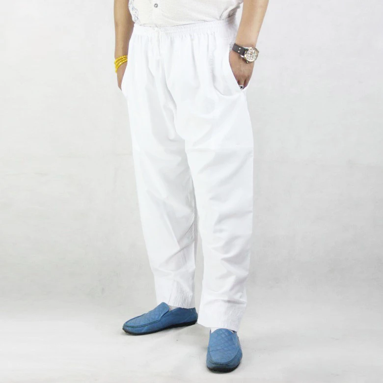 Men Abaya Arab Muslim Islamic Trousers Arabic Ramadan Pants Saudi Arabia Mubarak Pakistan Clothing Wide Leg Loose Cotton Bottoms