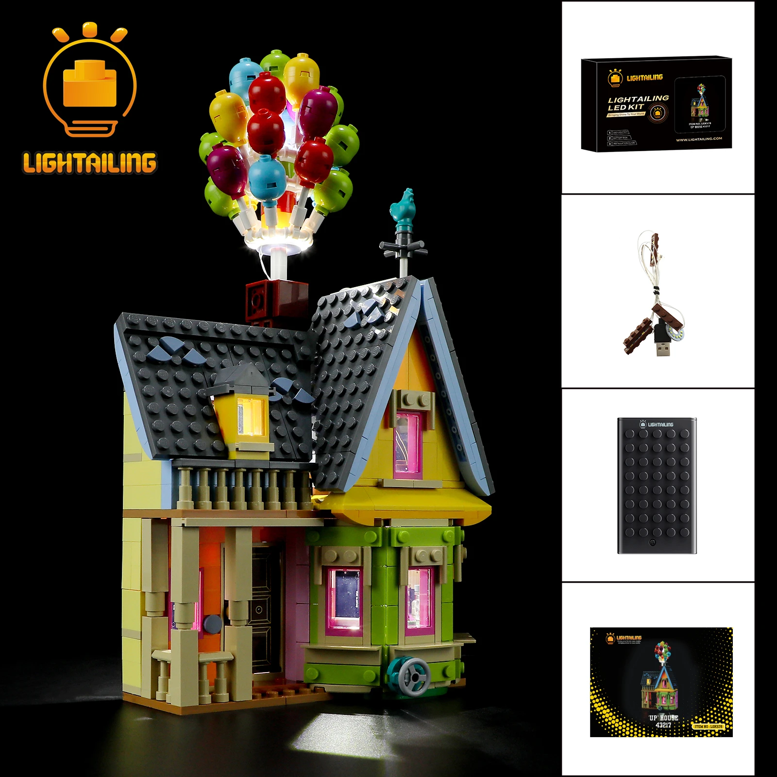 Lightailing Light Kit For Disney ‘Up’ House 43217