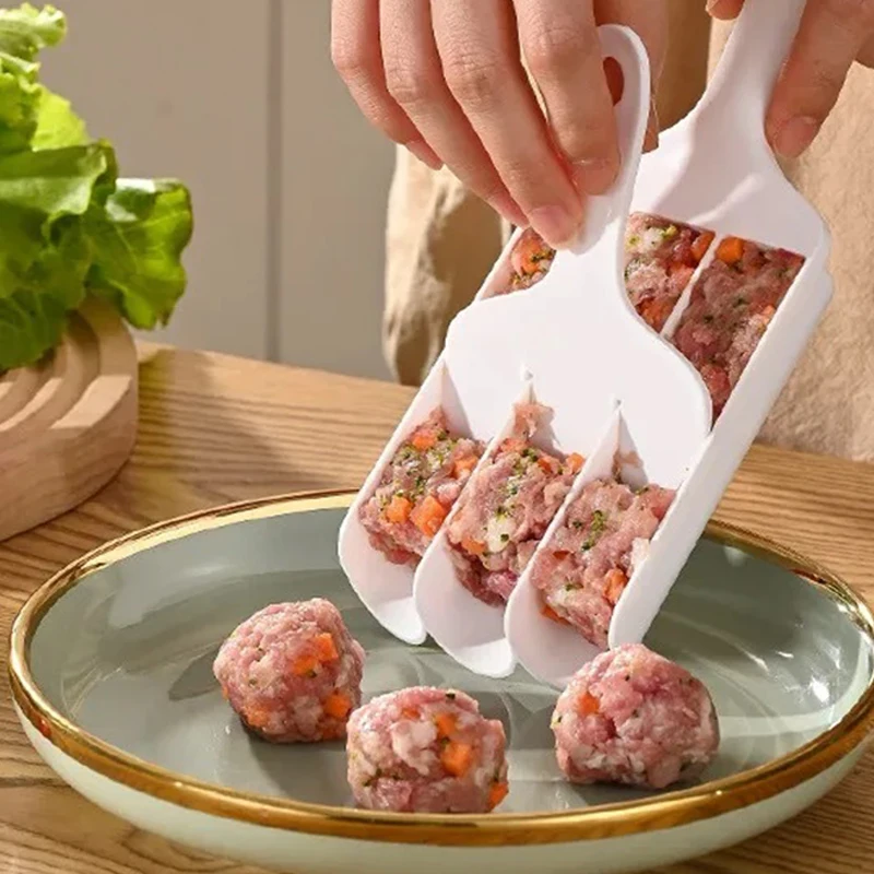 Meatball Making Molds Round Fish Beaf Rice Ball Making Device Manual Non Stick Cooking Kits Kitchen Gadgets meat ball maker