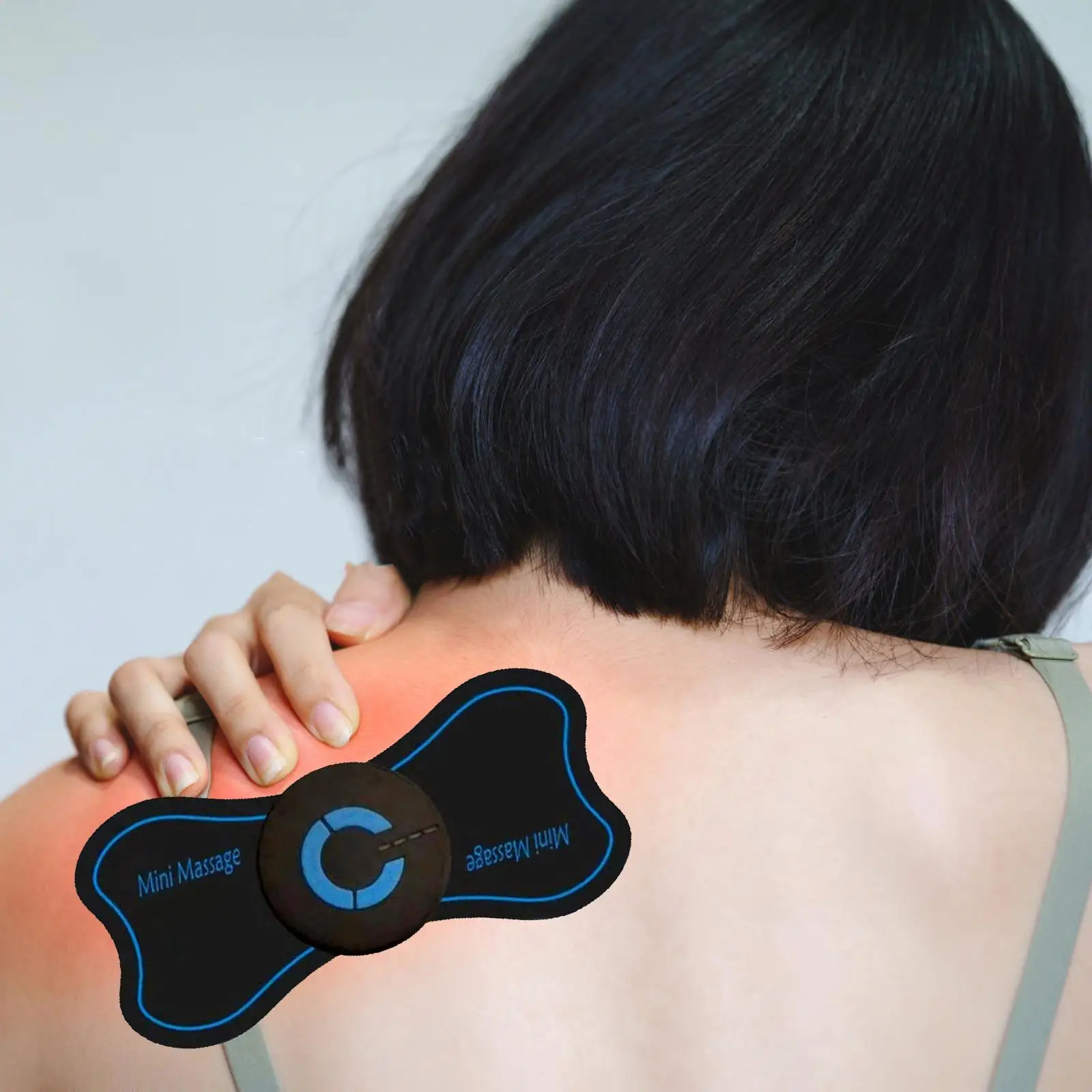 

Portable Neck Massager Gifts Anti Fatigue Easy Use Cordless Cervical Vertebra Massager for Whole Body Shoulder Foot Waist Arms