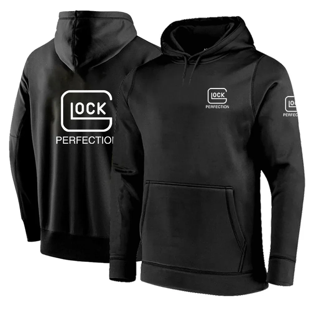 

2024 Glock Perfection Shooting Spring And Autumn Men Shirt Cotton Hoodies New Solid Color Pullover Sweater Hight Quality Coat