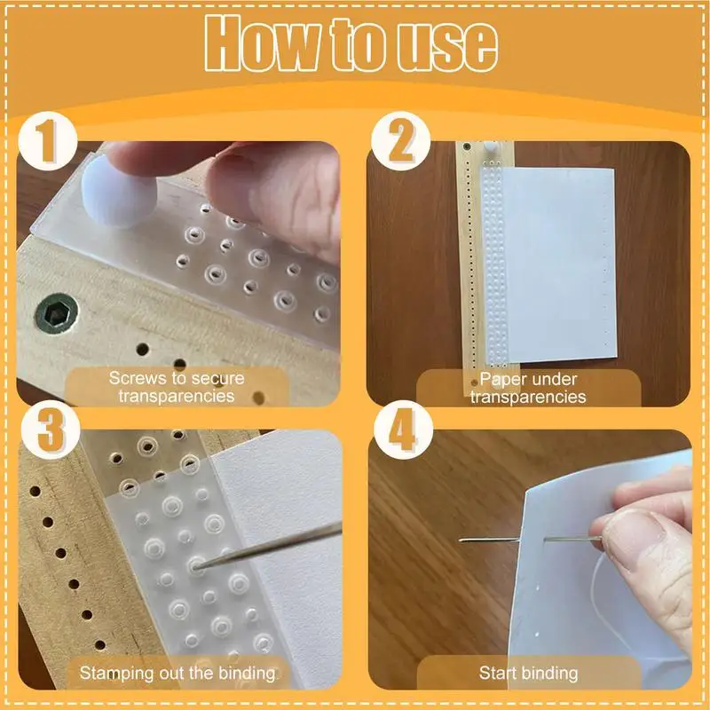 Book Binding Kit For Beginners Journal Rebinding Punch Tools Signature Punching Tools Bookbinding Supplies Paper Bookbinding