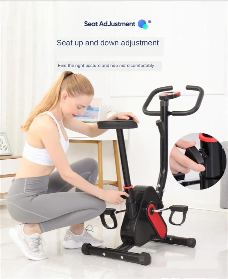 Indoor Cycling Trainer Weight Loss Fitness Workout Machine Bike Stationary Bicycle Exercise
