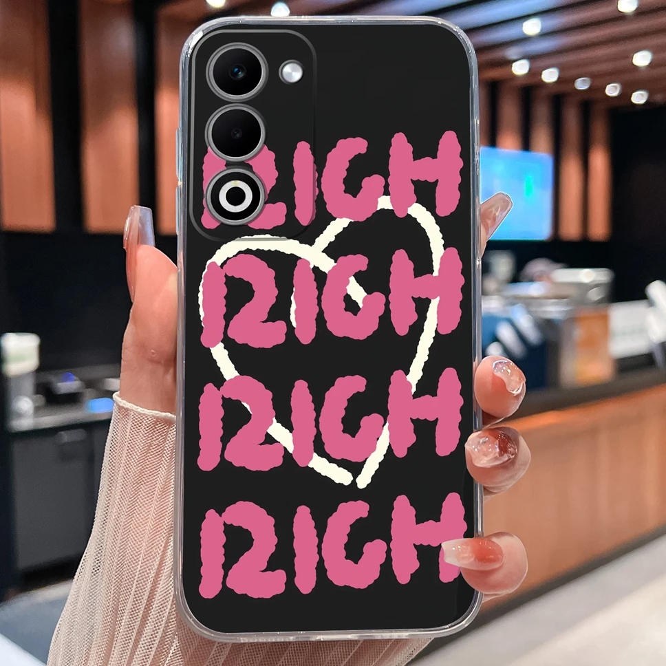 Lovely Animal Cartoon Soft TPU Transparent Silicone Bumper Phone Case