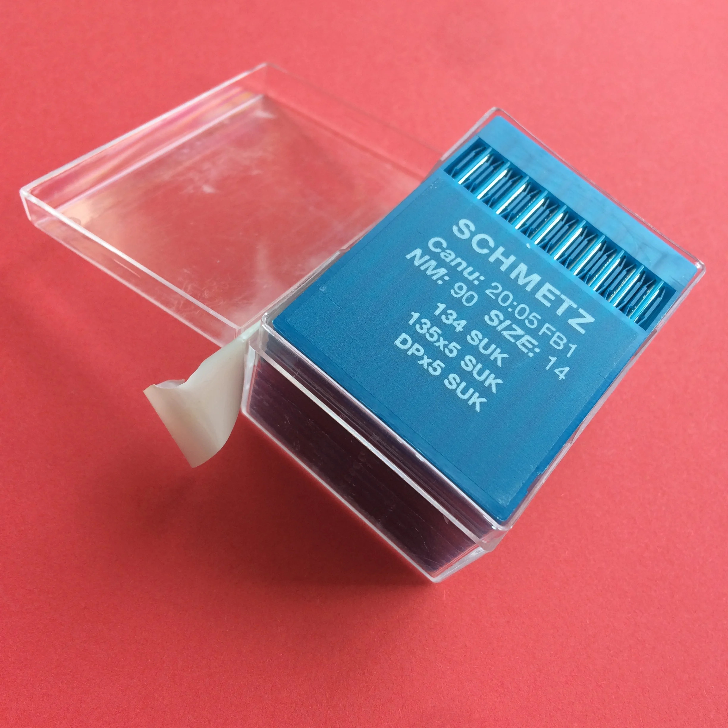 SCHMETZ 바늘, 135X5 SUK/134 SUK, 바늘 100개/로트, 산업용 지그재그 스티치/버튼홀/더블 니들 재봉틀용