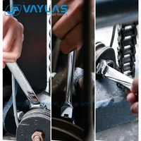 Clé à cliquet 6-32mm, clé à tête fixe, polissage miroir 72T, cliquet à couple élevé, multi-outils, clés à cliquet, réparation automobile, outils manuels 6