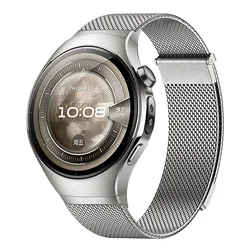 Luxury Stainless Steel Magnetic Strap - Huawei Watch 5 42mm (Titanium)