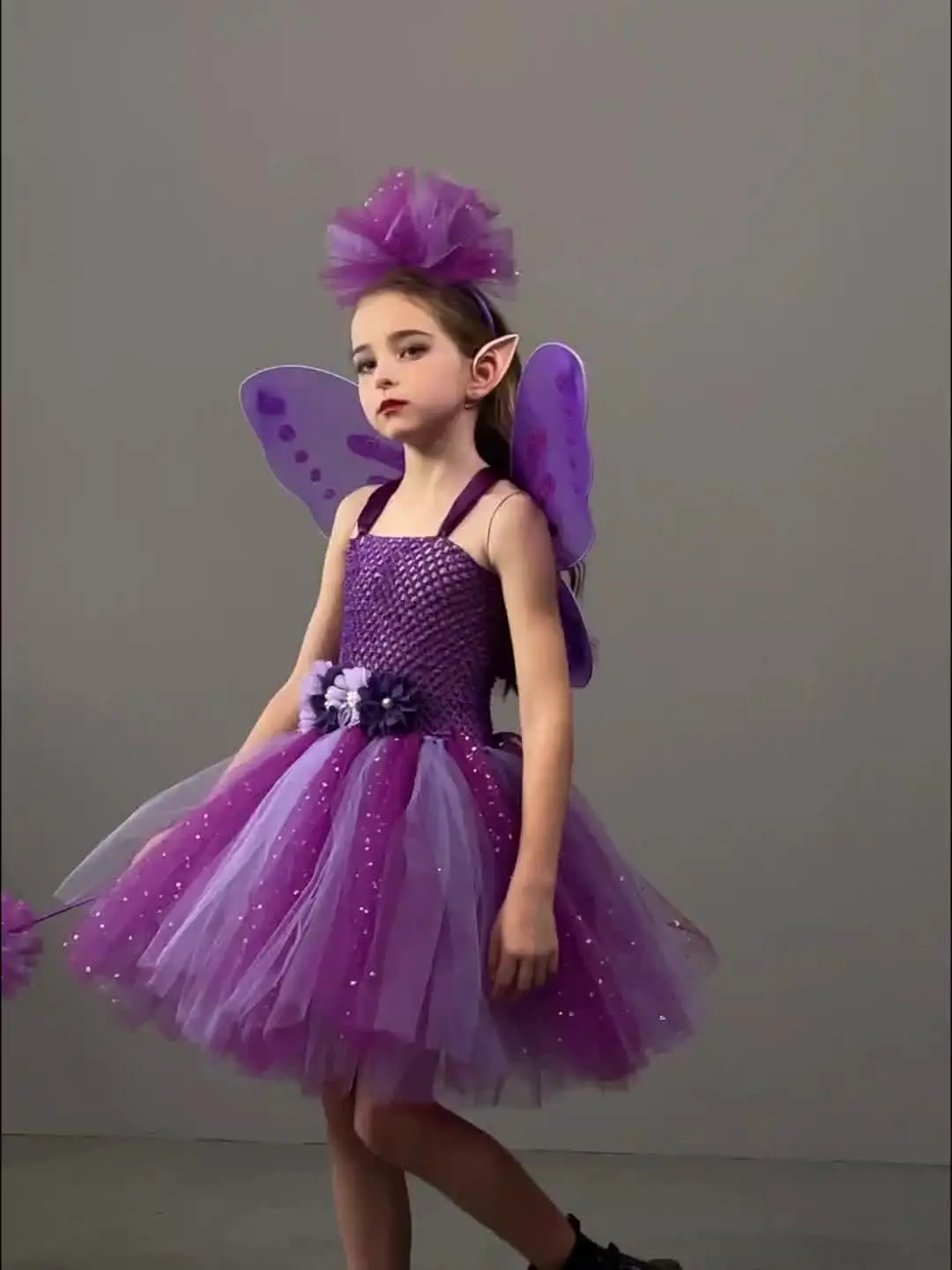 blue dress for baby girl Fairy Princess Tutu Dress 12-24 Months / Lime Green main image 0