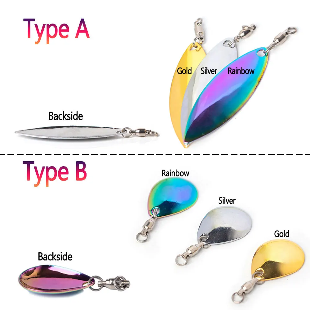 10pcs Spinner Spoon Lures For Trout - Reflective Metal Spoonwater Baits