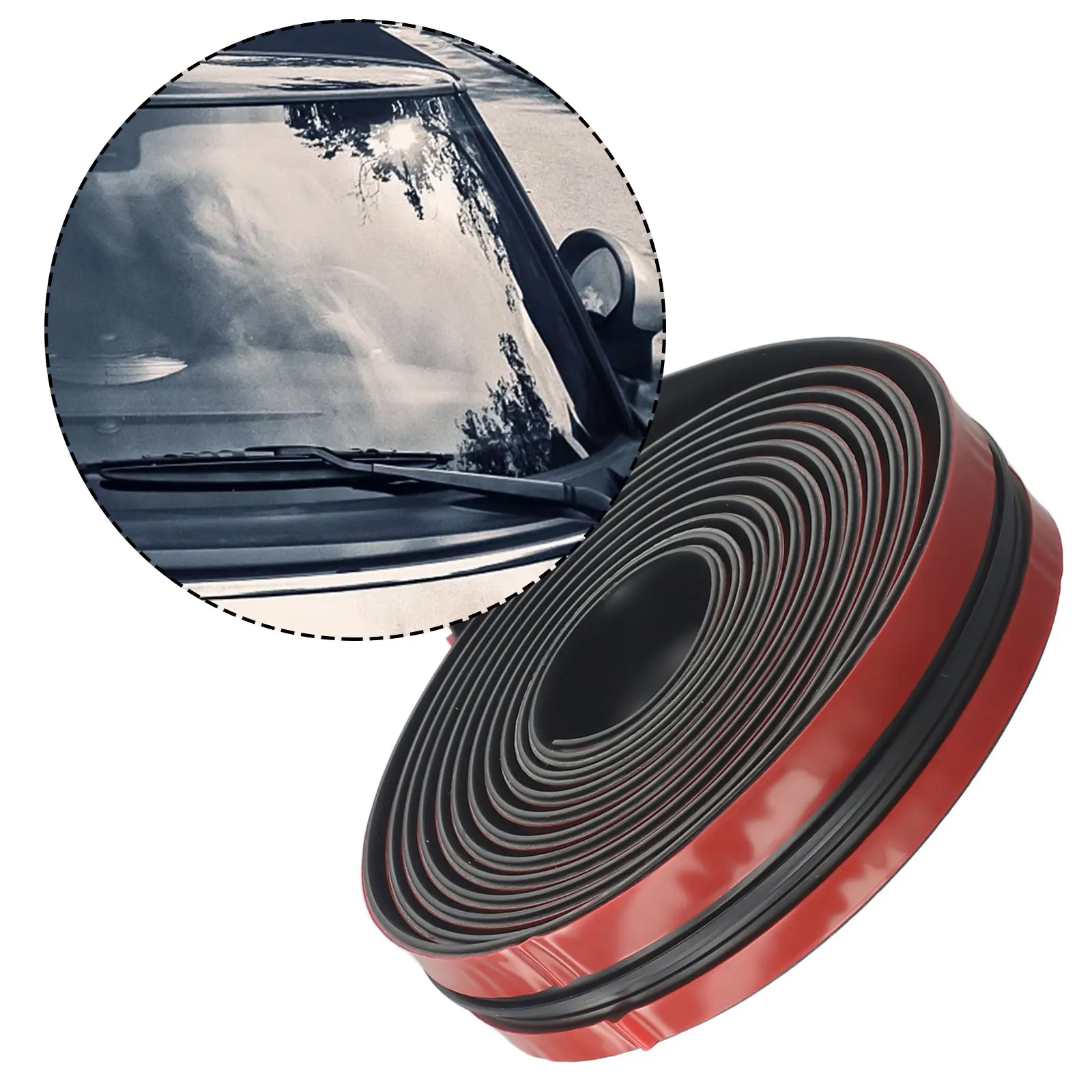 

Moulding Sealing Car Edge Strip Red Rubber T-Type Waterproof 14mmx2m/19mmx2m Dustproof Car 2021 New Cheap Durable