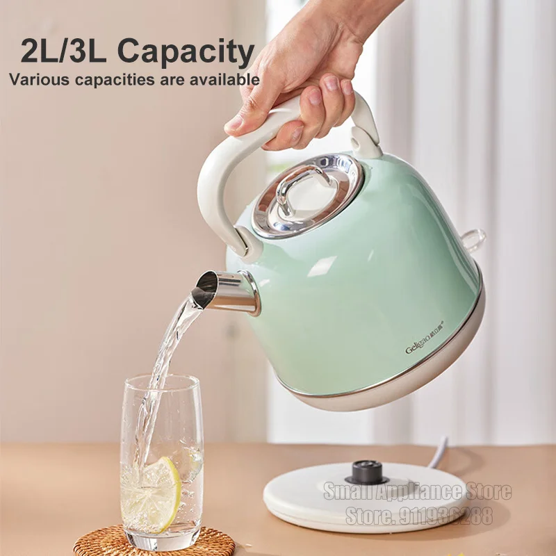 2L Electric Kettle Fast Hot boiling Stainless Water Kettle Teapot