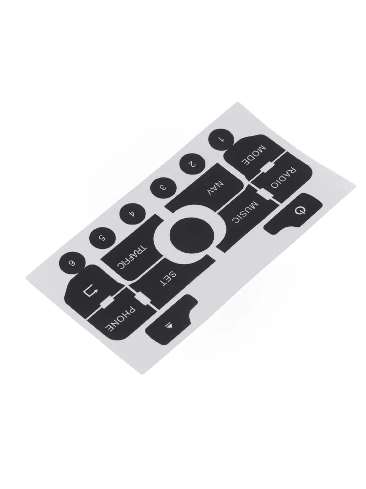 Auto Taste Reparatur Aufkleber Aufkleber Für 308 Für 3008 Für C3 Für C5 Nav Radio Push Button Auto Zubehör Vinyl reparatur Aufkleber – Detail 14