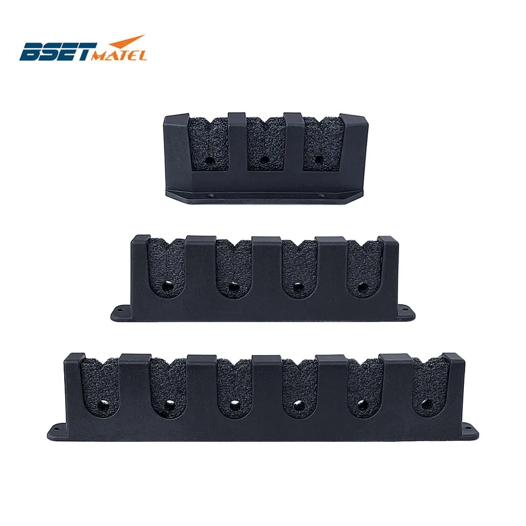 

ABS Fishing Rod Holder Rack Fishing Pole Holder Rod Wall Mount Modular For Garage Fishing Rod Collection Rack Storage Accessory