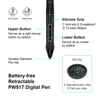 HUION Inspiroy Giano G930L Graphic Tablet Drawing Tablets Bluetooth Wireless Battery-free Pen With 6 press keys For Android MAC 3