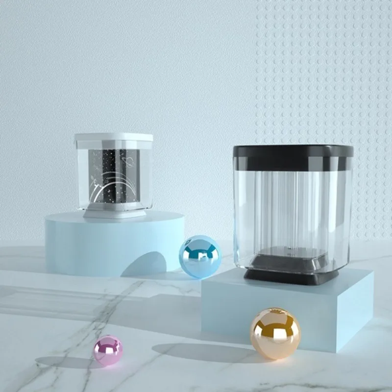 1000ML 초음파 자동차 가습기 홈 오피스 스파 요가 다채로운 야간 조명 자동 차단 저소음 공기 보습기