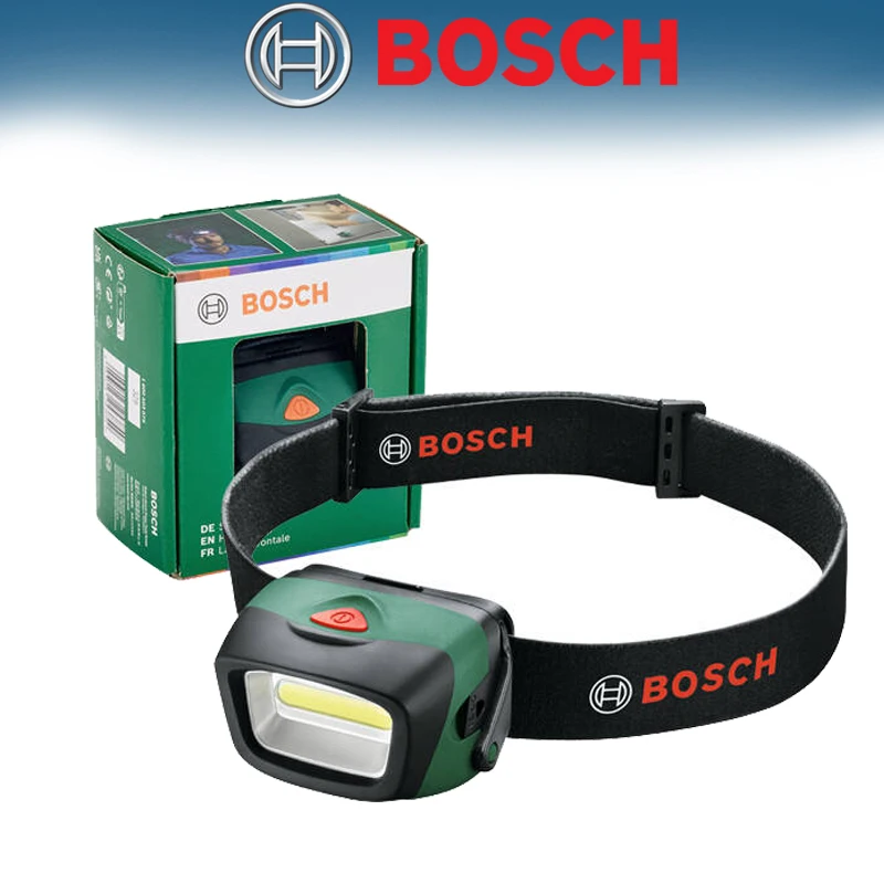 

Головная лампа BOSCH, яркая, 190 люмен, IPX4, брызгозащищенная, 3 рабочих режима, «сделай сам», для работы на открытом воздухе, электроинструменты