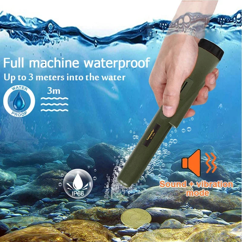 Handheld metal detector GP pointer precise positioning outdoor IP66 waterproof portable GP pointer metal detector With bracelet metal detector
