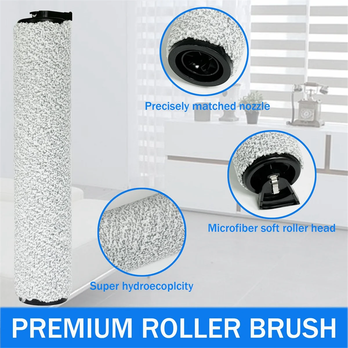 A04R-Replacement Brush Roller Filter for Eureka NEW400 Wet and Dry Vacuum Cleaner Accessories