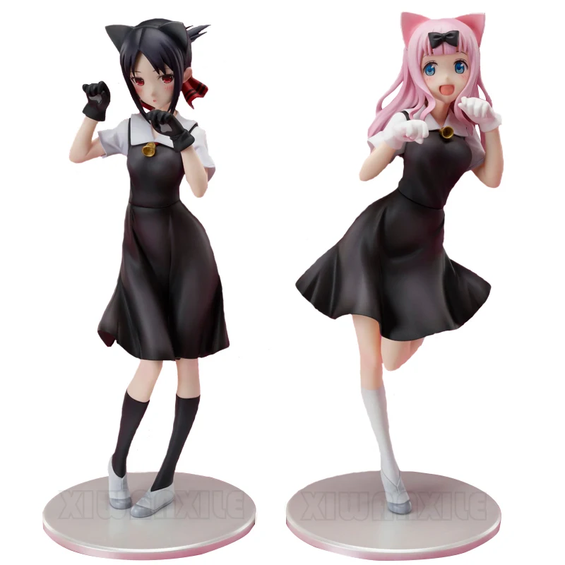 

2pcs/set Kaguya-sama Love Is War Anime Figure Fujiwara Chika Action Figure Kaguya Shinomiya Figurine Collection Doll Toys 22cm