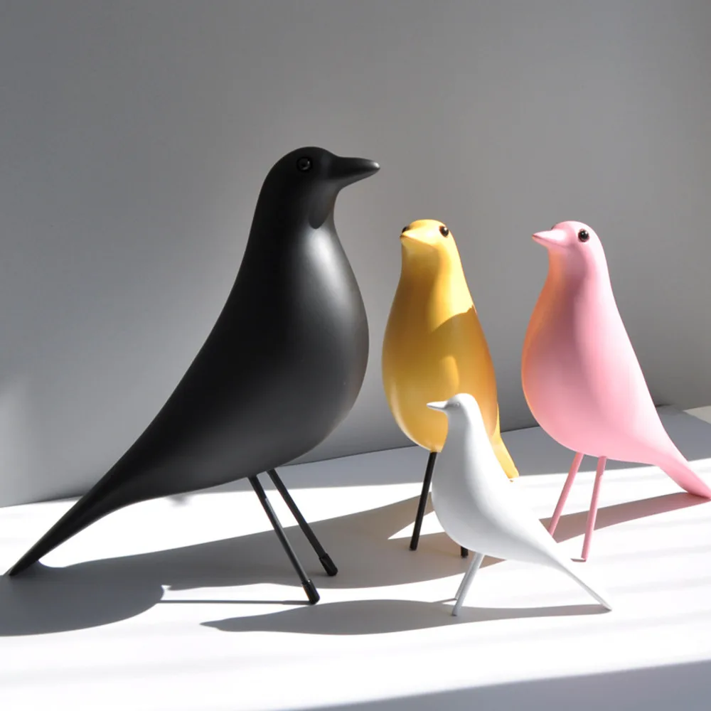 

Декоративные фигурки голубей из смолы, простые декоративные декорации ручной работы для приборной панели в виде птиц, современные минималистичные декоративные украшения