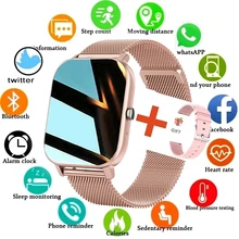

2022 New Smart Watch Women Full Touch Bracelet Fitness Tracker Blood Pressure for Xiaomi Smart Phone PK GTS 2 Smartwatch Men+Box