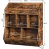 Kids Bookshelf, Toy Storage Organizer, Bookshelf for Kids, 5 Compartments and 3-Layer Shelves, Bookcase Footboard 3