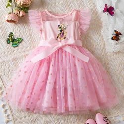 Tangled Rapunzel Princess 2-6Y Baby Girl Dress Princess Mesh Skirt Summer Sleeveless Wedding Party Dresses for Girls Summer